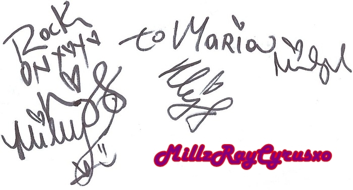 For Maria <3 - Autographs