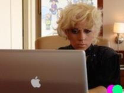 GAGA and her computer