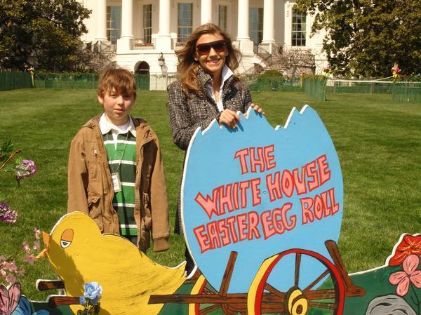 The White House!...that\'s my little brother beside me