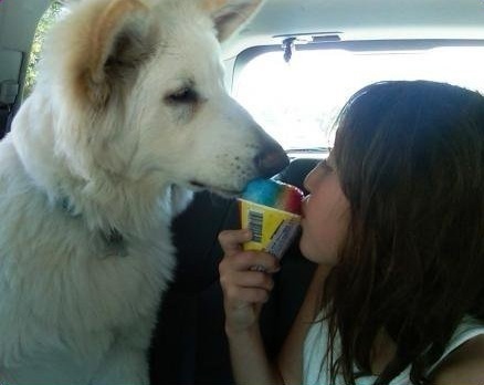 so funny!haha!me and mate....eating iceccream