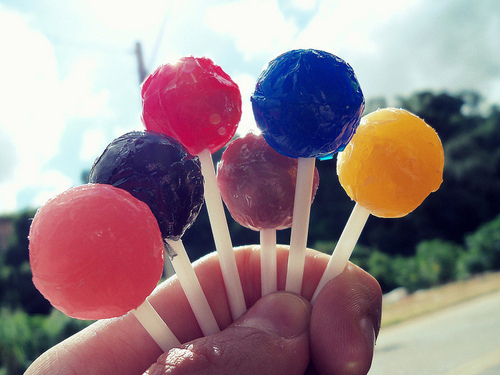 I lalalove lollipops.