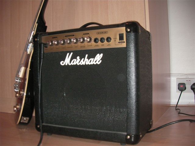 SANY0388 - Guitar and amp combo