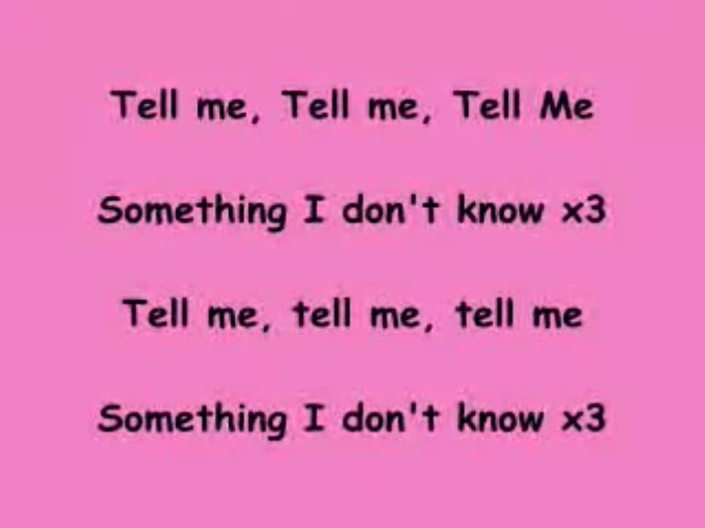 Selena Gomez Tell Me Something I don\'t know Lyrics  (16)