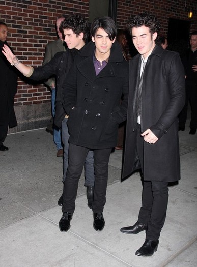 The Jonas Brothers At The 'Late Show With David Letterman' (2)