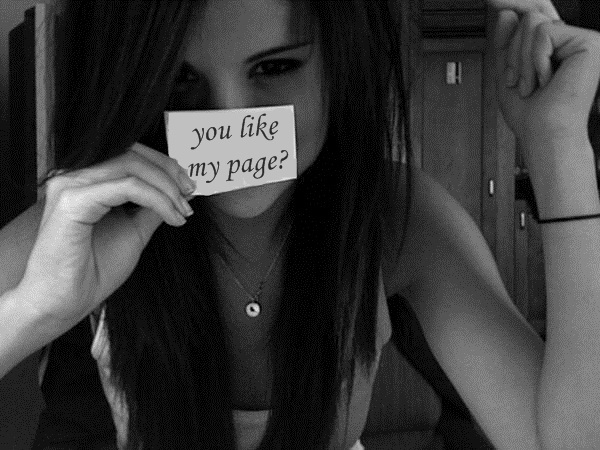u like my page?