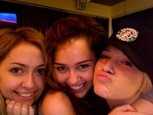  - Brandi Sarah and me XOXO Miley Cyrus