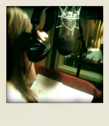 in the studio