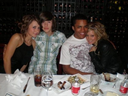 olesya rulin, matt prokop, chris warren jr and me