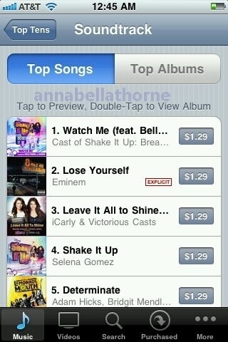 number 1 sound track on itunes:) thank you everyone!