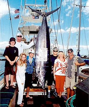 Fishing a Blue Marlin - Rare pictures