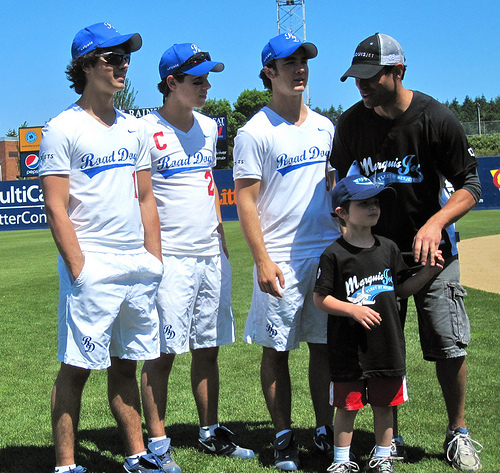 Jonas Brothers Out Playing Baseball in Tacoma (3)
