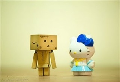 danbo and hello kitty - My new BF