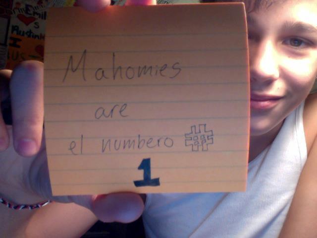 Mahomies are el numbero #1 ! - x- Mahomies stick notes -x