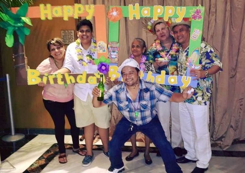  - giuseppe 52 birthday hawaiian party
