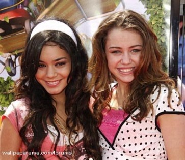 Miley Cyrus and Vanessa Hudgens