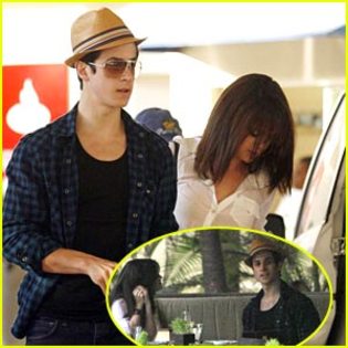 david-henrie-selena-gomez-dinner