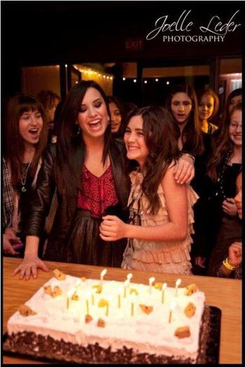 tumblr_kyn8mayS7v1qawdpw - Demi Lovato Attends Isabelle Fuhrman 13th Birthday Party