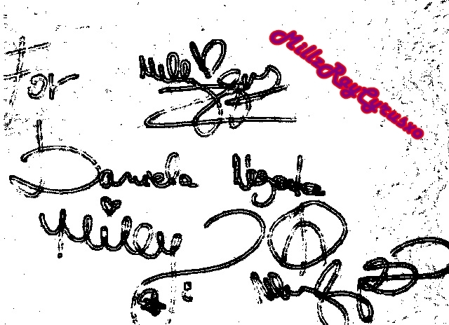 For Daniela <3 - Autographs
