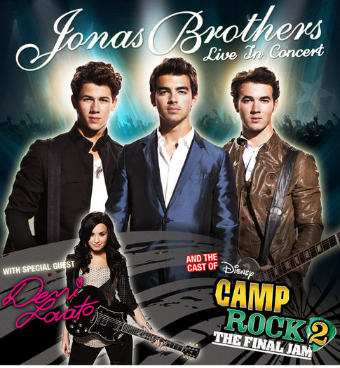 jonas brothers and demi lovato; jonas
