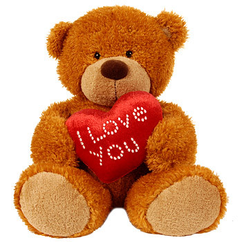 teddy bear i love u, selly