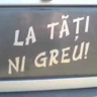 la tatzi ni greu