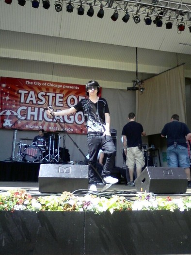 Rehearsal for Taste of Chicago. So excited about today!