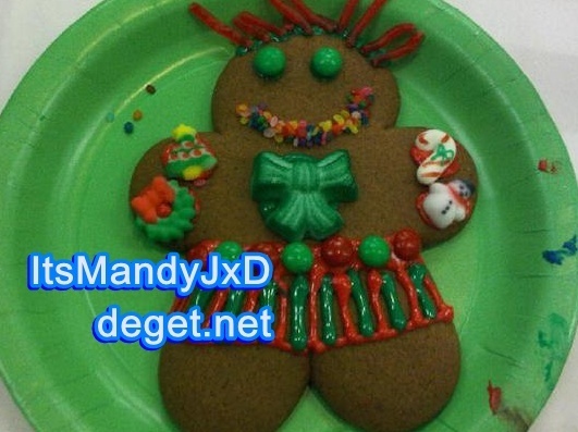 My 1st gingerbread cookie!