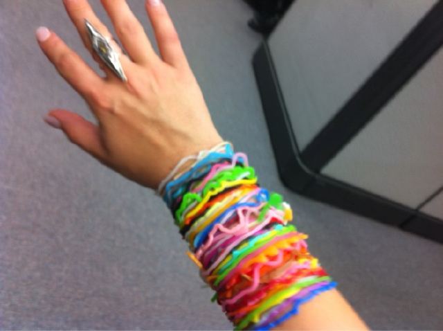 ll the silly bands I\'ve collected from my fans!!!!