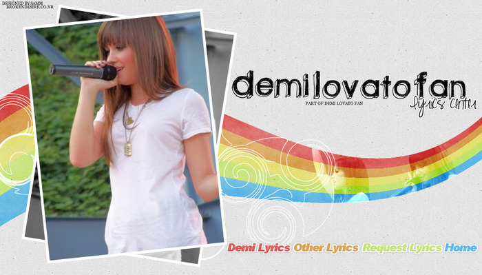 lyriclayout - Demi Lovato