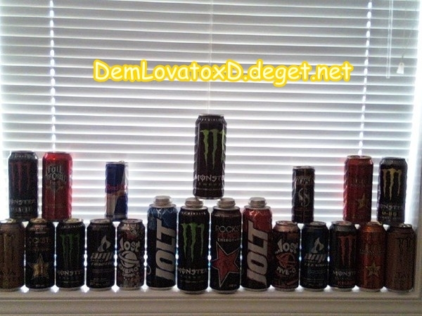I have decided to set my energy drink can collection on my windowsill lol