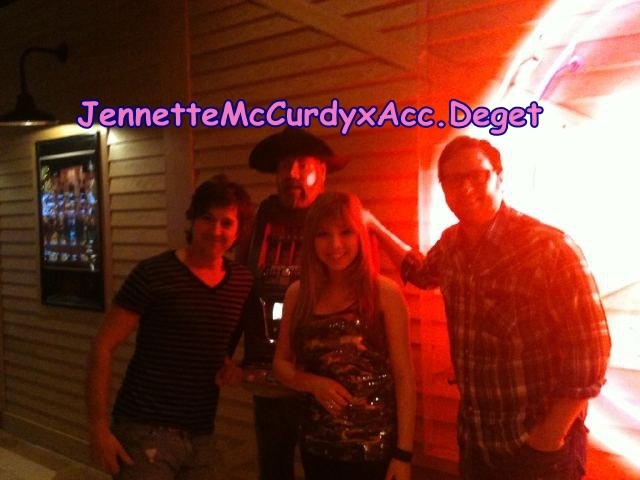 Here\'s a pic with a plastic cowboy, Josh Rush, Kevin Wking and me