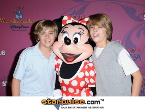 me,cole n miny mouse