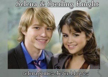 Selena Gomez and Sterling Knight