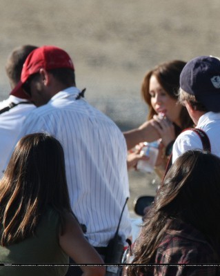 Party In The USA On Set September 12 2009