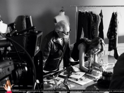 Miley Cyrus and Max Azria for Walmart-Behind The Scenes