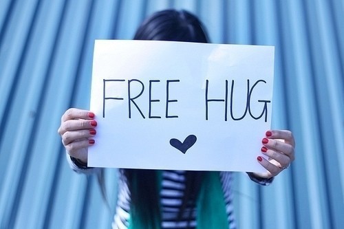 Givin free hugs ♥