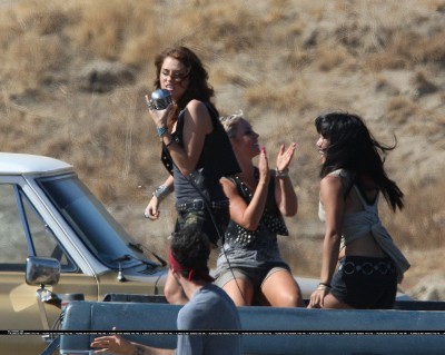 Party In The USA On Set September 12 2009