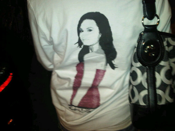 A girl walking infront of me last night.... Hahaha I yelled cool sweatshirt!