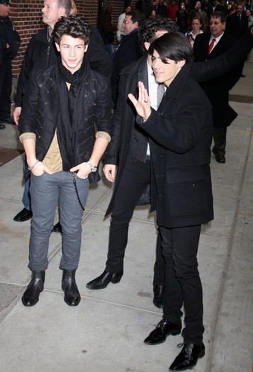 The Jonas Brothers At The 'Late Show With David Letterman' (4)