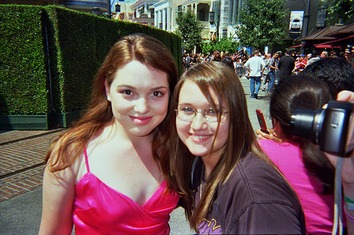 me and jennifer.oh I love her so much - Another Cinderella Story Premiere