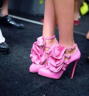 pantofii roz