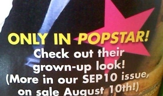 Popstar Magazine Scan 8