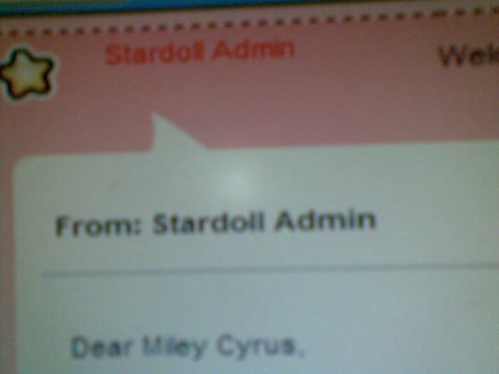 So Its from StarDoll Admin