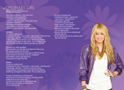 ORDINARY GIRL - Music From HM Forever CD