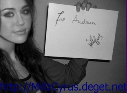 For Adriana - Autographs