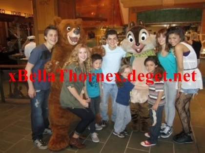 Spending the day at Disney World with Shake it Up Cast(4)