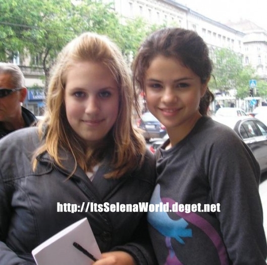 with SweetSelenaGomez - Selena and some fans