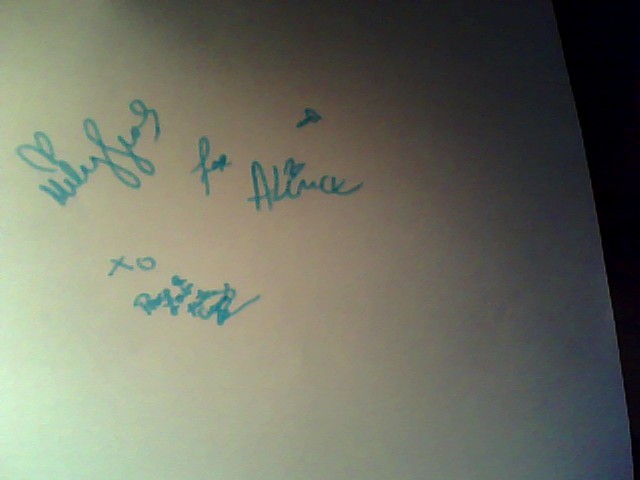 For Alina From Miley - Autographs