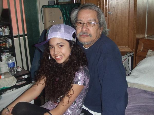 jasmine and her  grandpa
