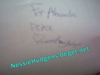 nessiehudgens - my autographs